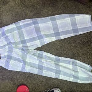 Plaid pajama pants
